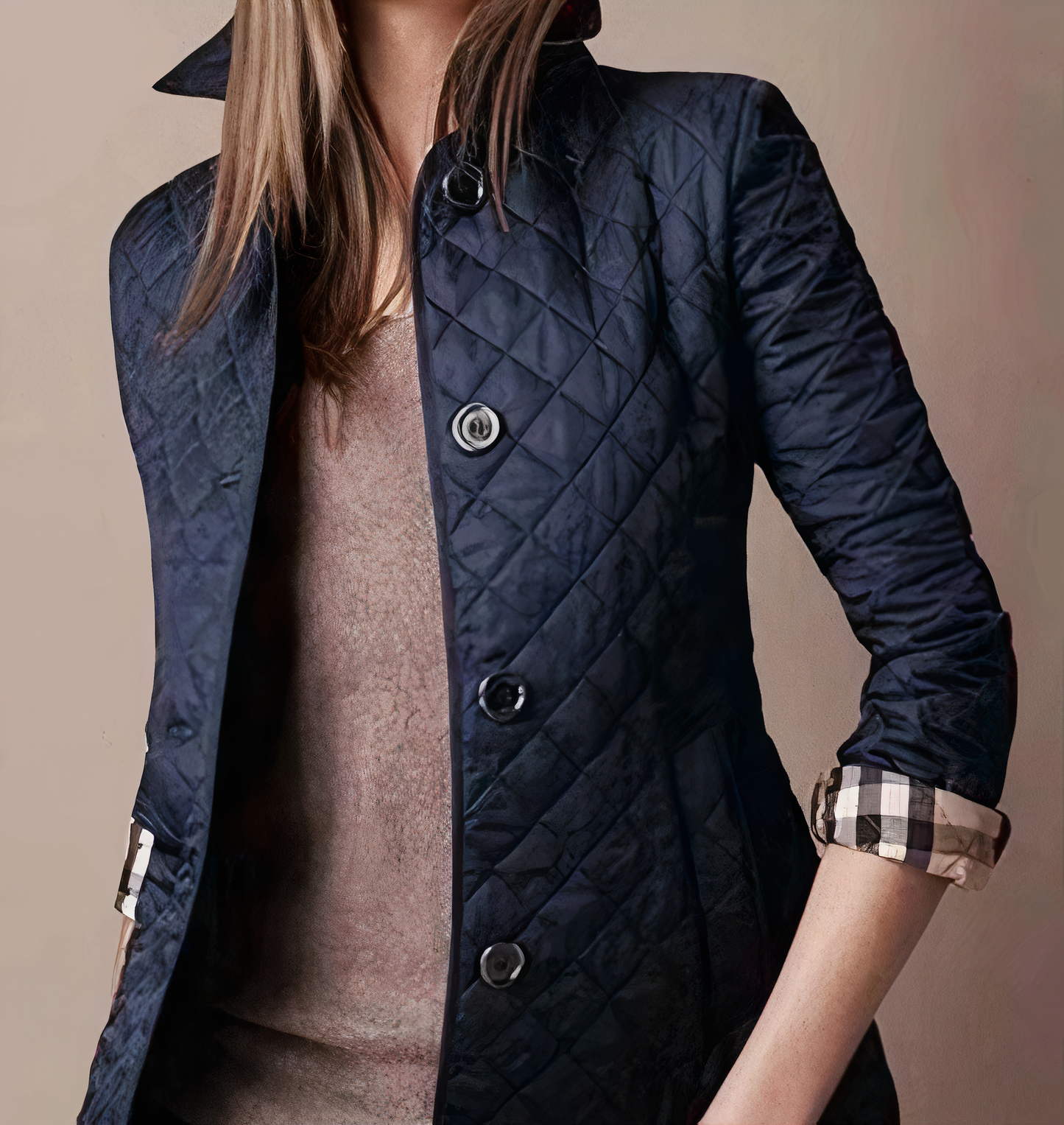 Evelyn - Veste en soie et coton pour femme