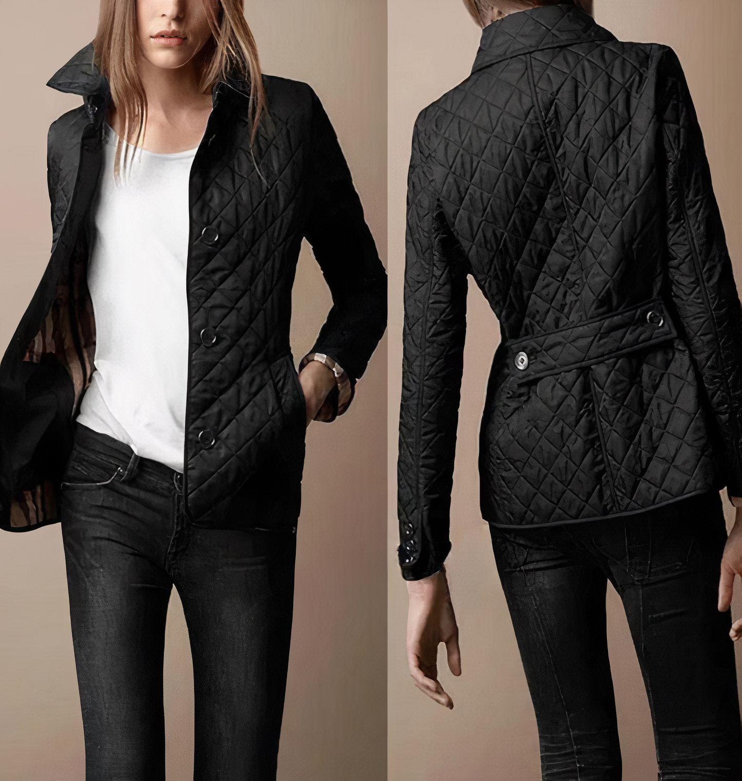 Evelyn - Veste en soie et coton pour femme