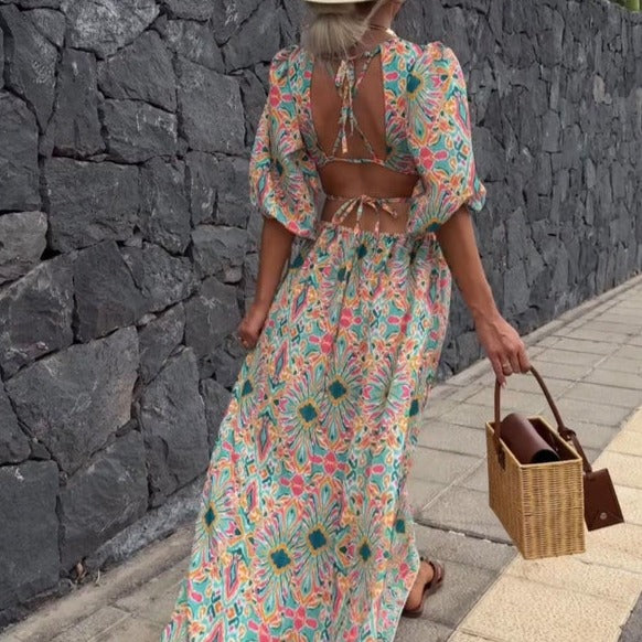 Eleanor - Robe imprimée élégante