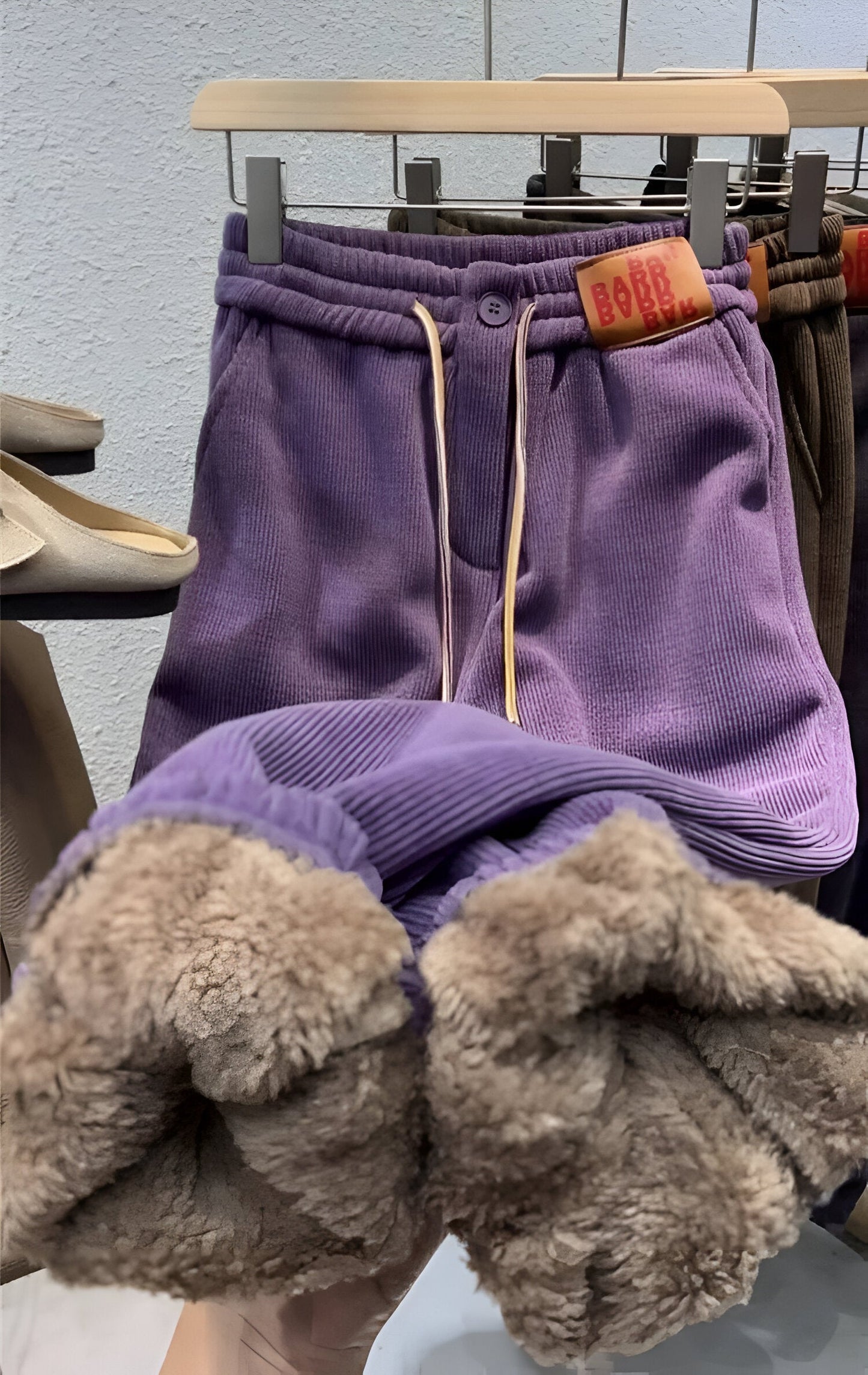 Lucienne | Pantalon de jogging doublé en polaire