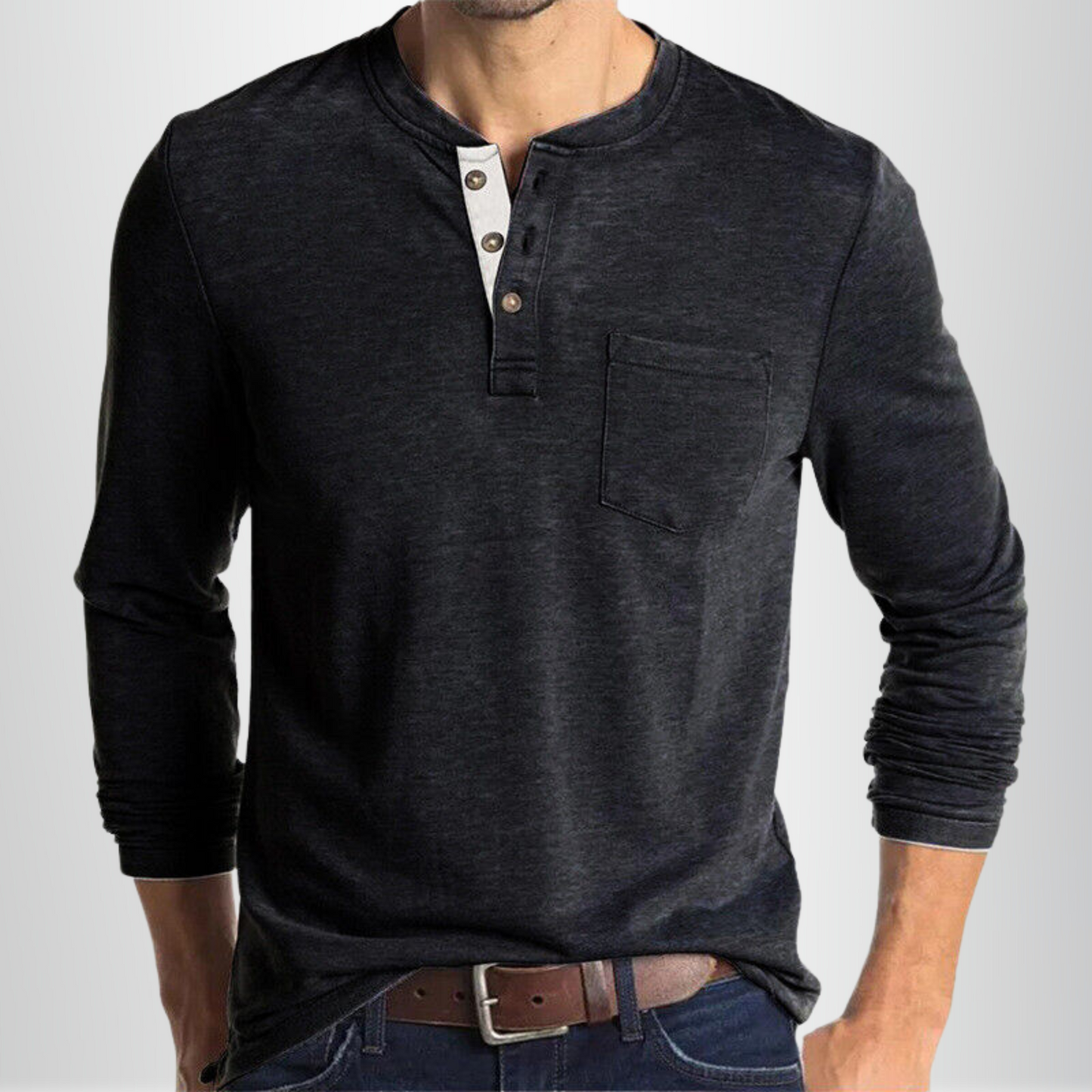 Charles - T-shirt à manches longues pour hommes