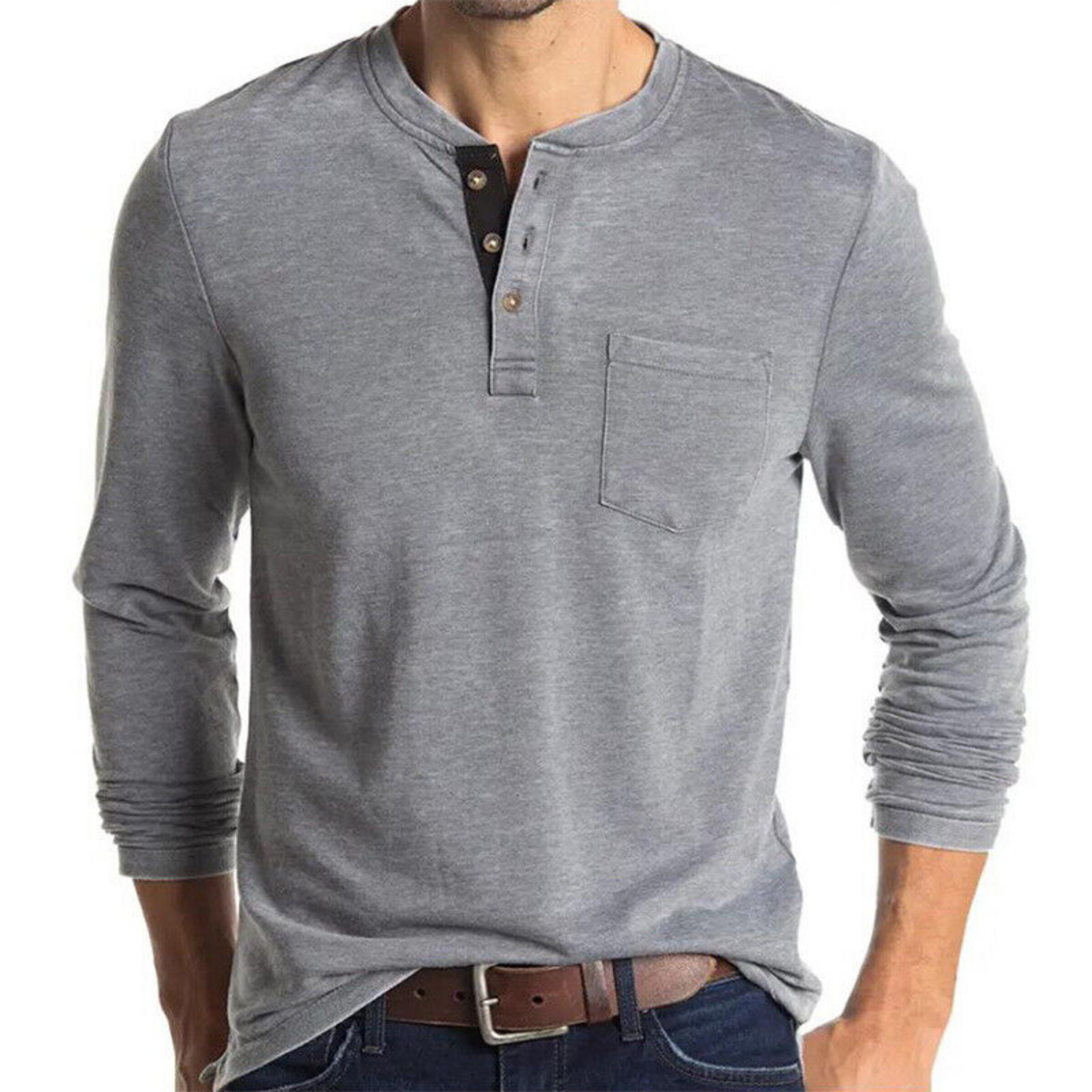 Charles - T-shirt à manches longues pour hommes