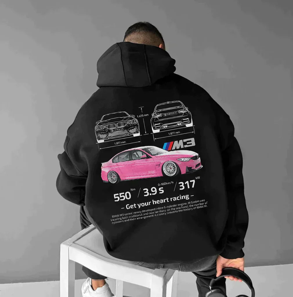 Jace - Le sweat à capuche Racing surdimensionné