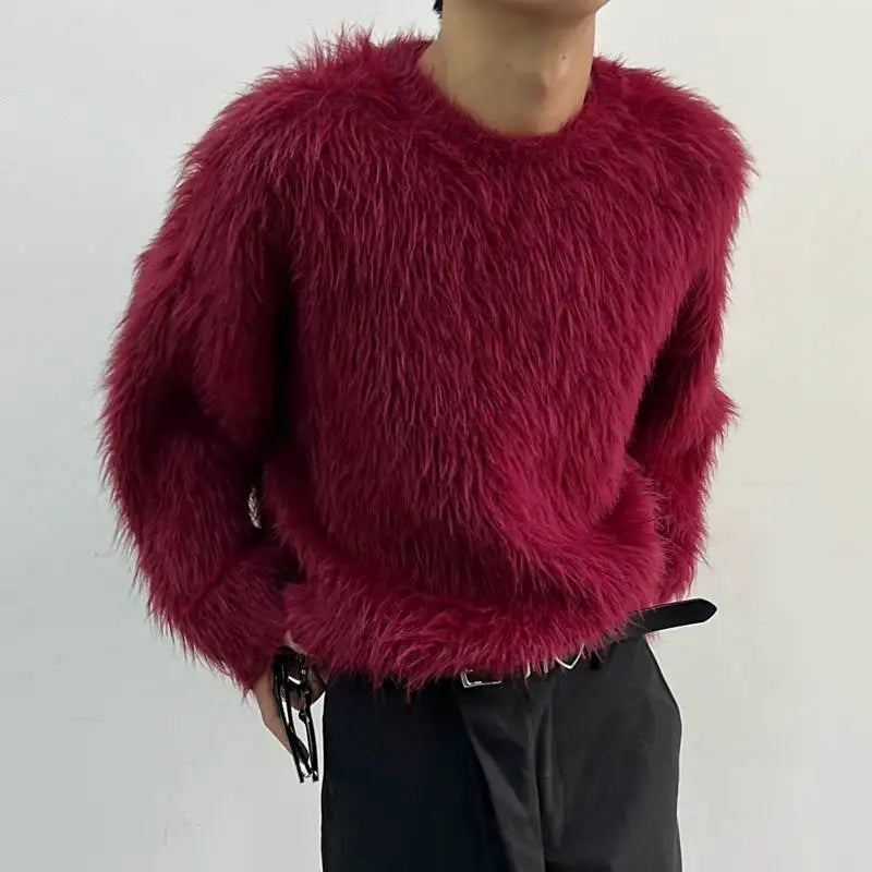 Frank - Pull de luxe à manches longues uni