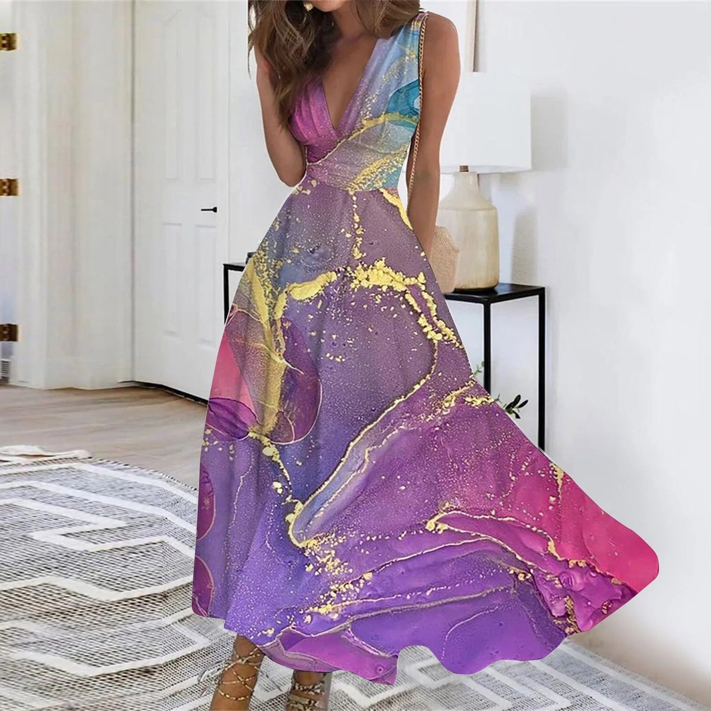 Allison - Robe imprimée élégante