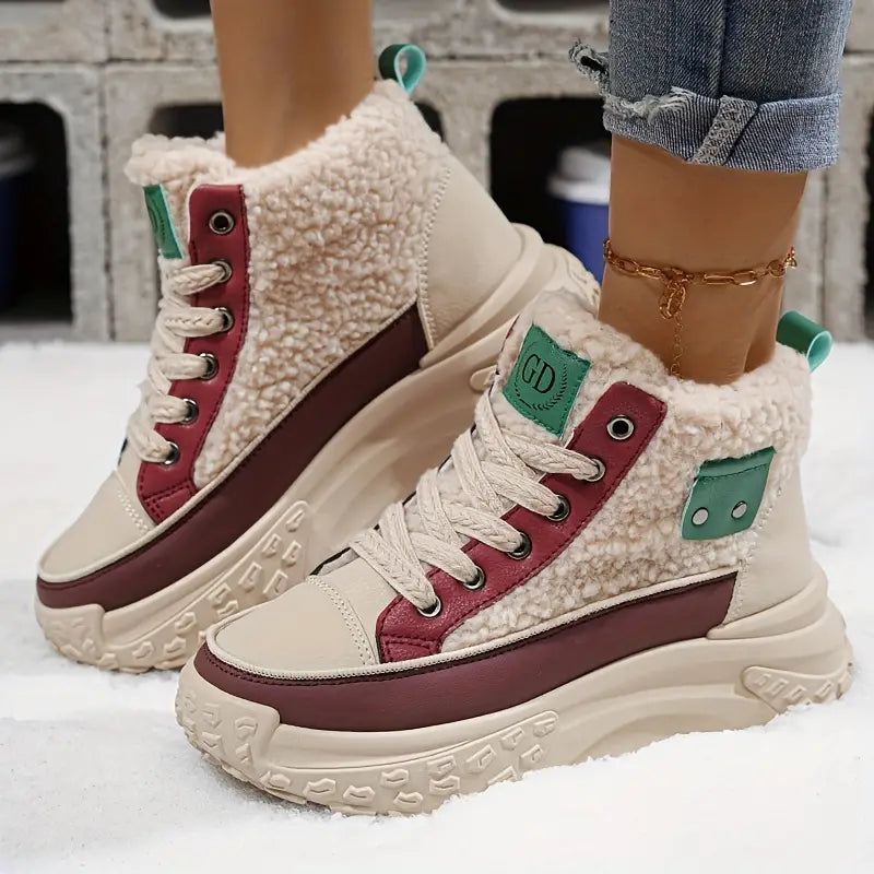 Nicolette – Bottes de neige en velours