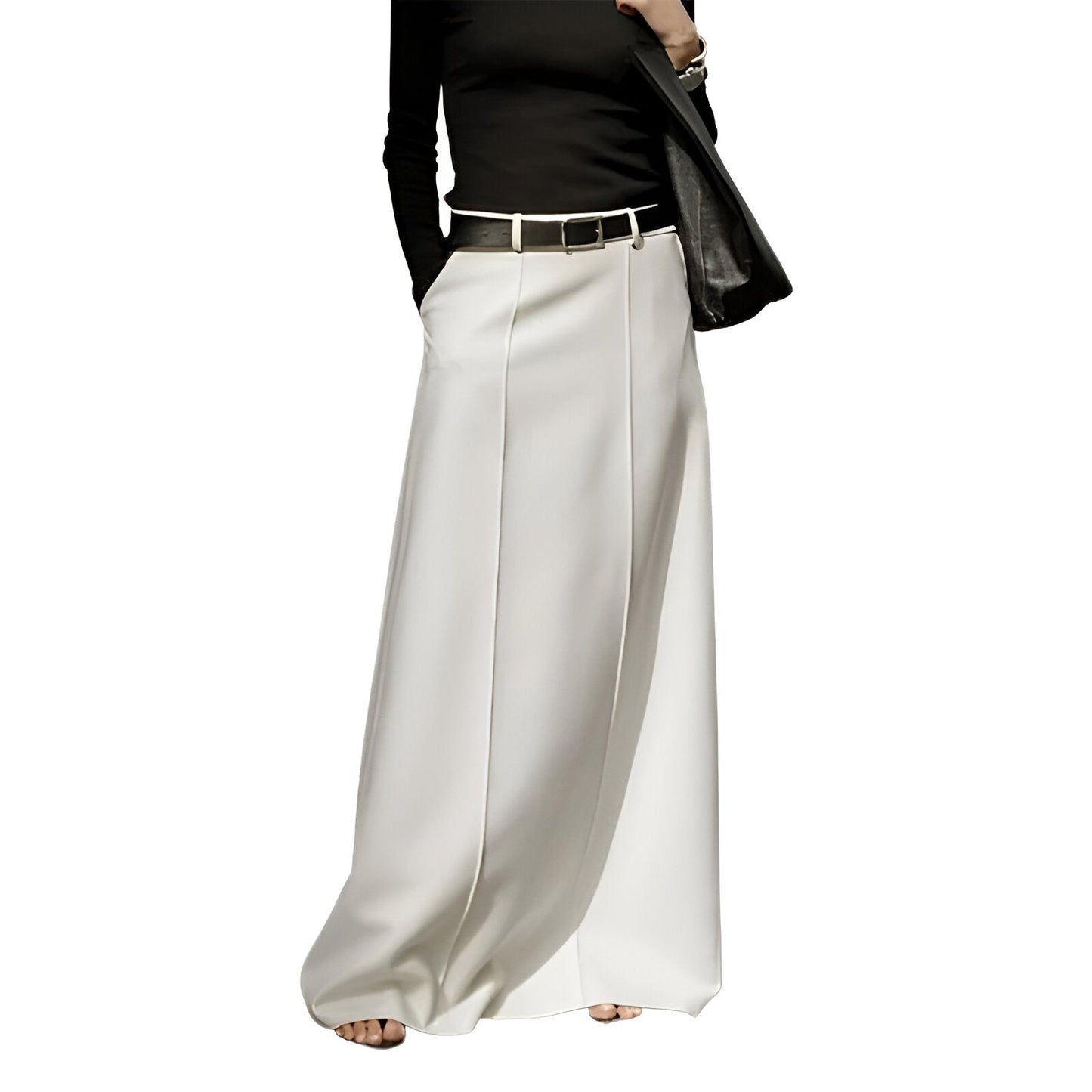 Nadja | Bureau Lady Jupe longue formelle à taille haute pour femme