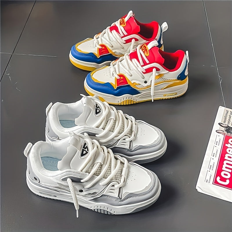 Hanz - Chaussures de sport décontractées à motif géométrique