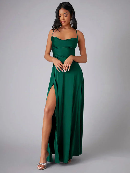 Alvaree – Elégante maxi-robe en satin