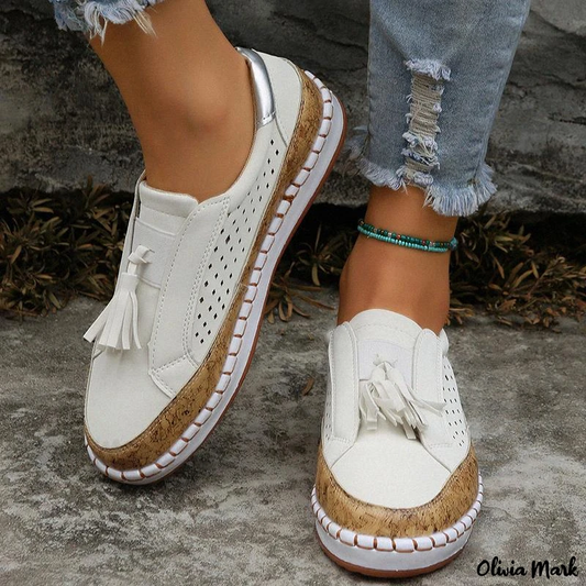 Loafers avec glands : des slip-ons élégants et décontractés avec un talon bas
