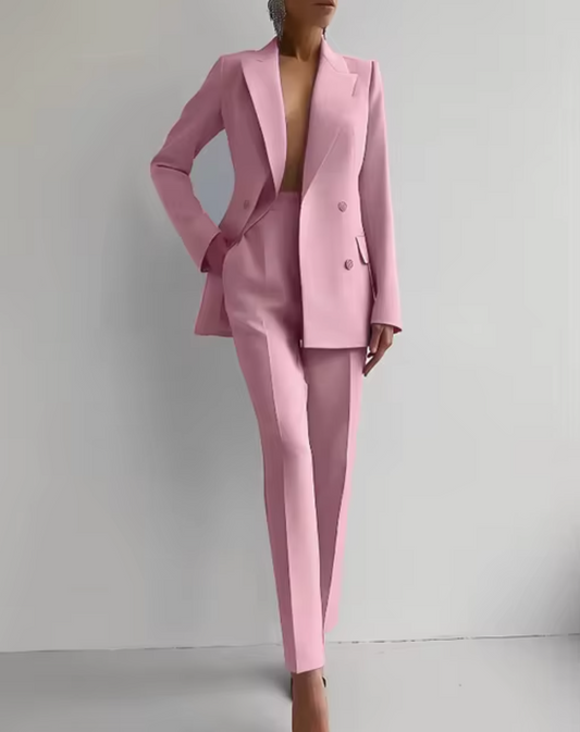Mariza – Ensemble blazer et pantalon à pinces