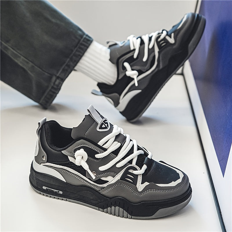 Hanz - Chaussures de sport décontractées à motif géométrique