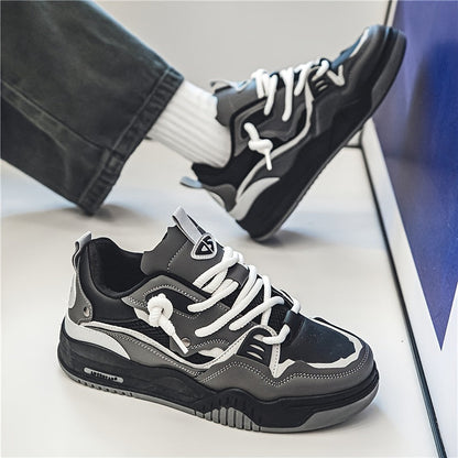 Hanz - Chaussures de sport décontractées à motif géométrique