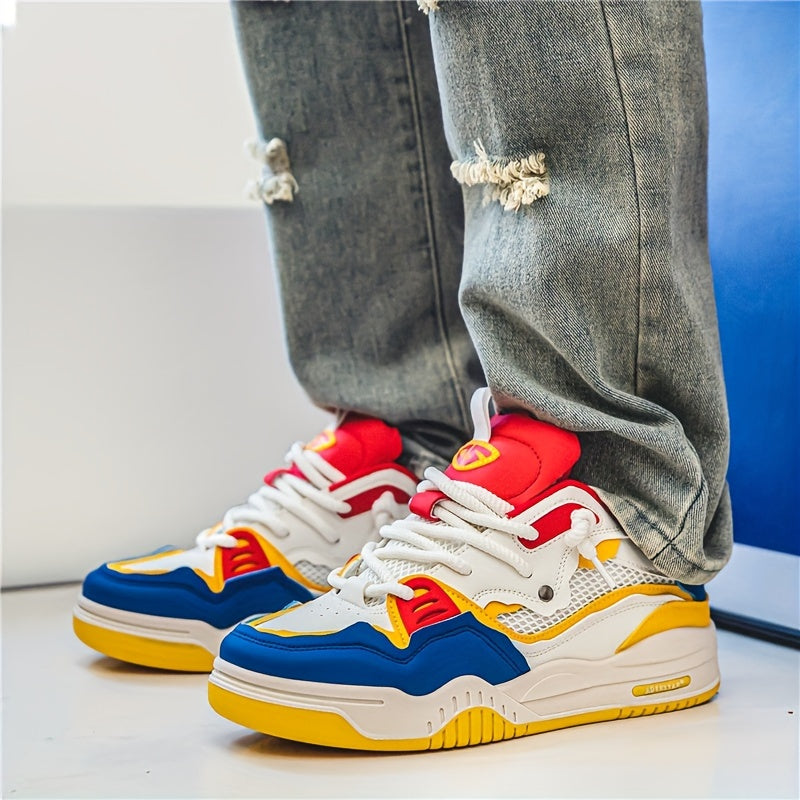 Hanz - Chaussures de sport décontractées à motif géométrique