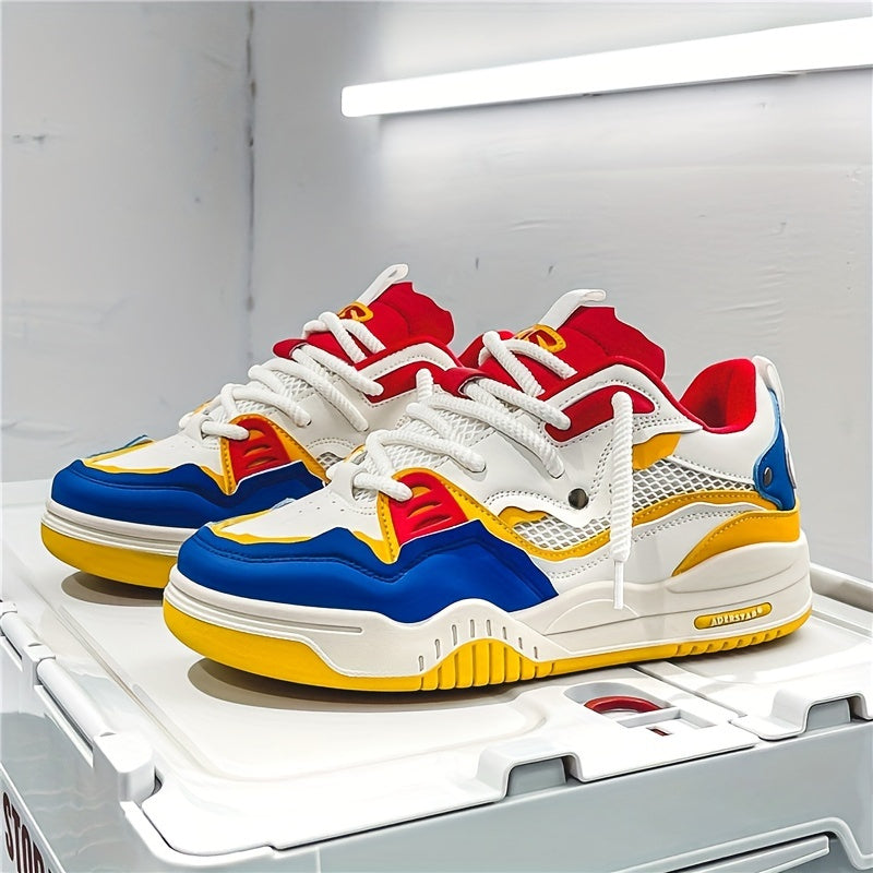 Hanz - Chaussures de sport décontractées à motif géométrique