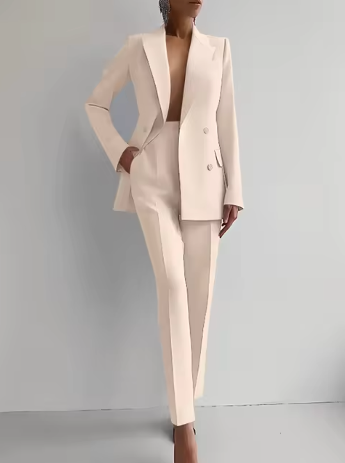 Mariza – Ensemble blazer et pantalon à pinces