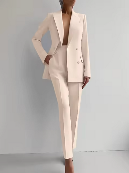 Mariza – Ensemble blazer et pantalon à pinces