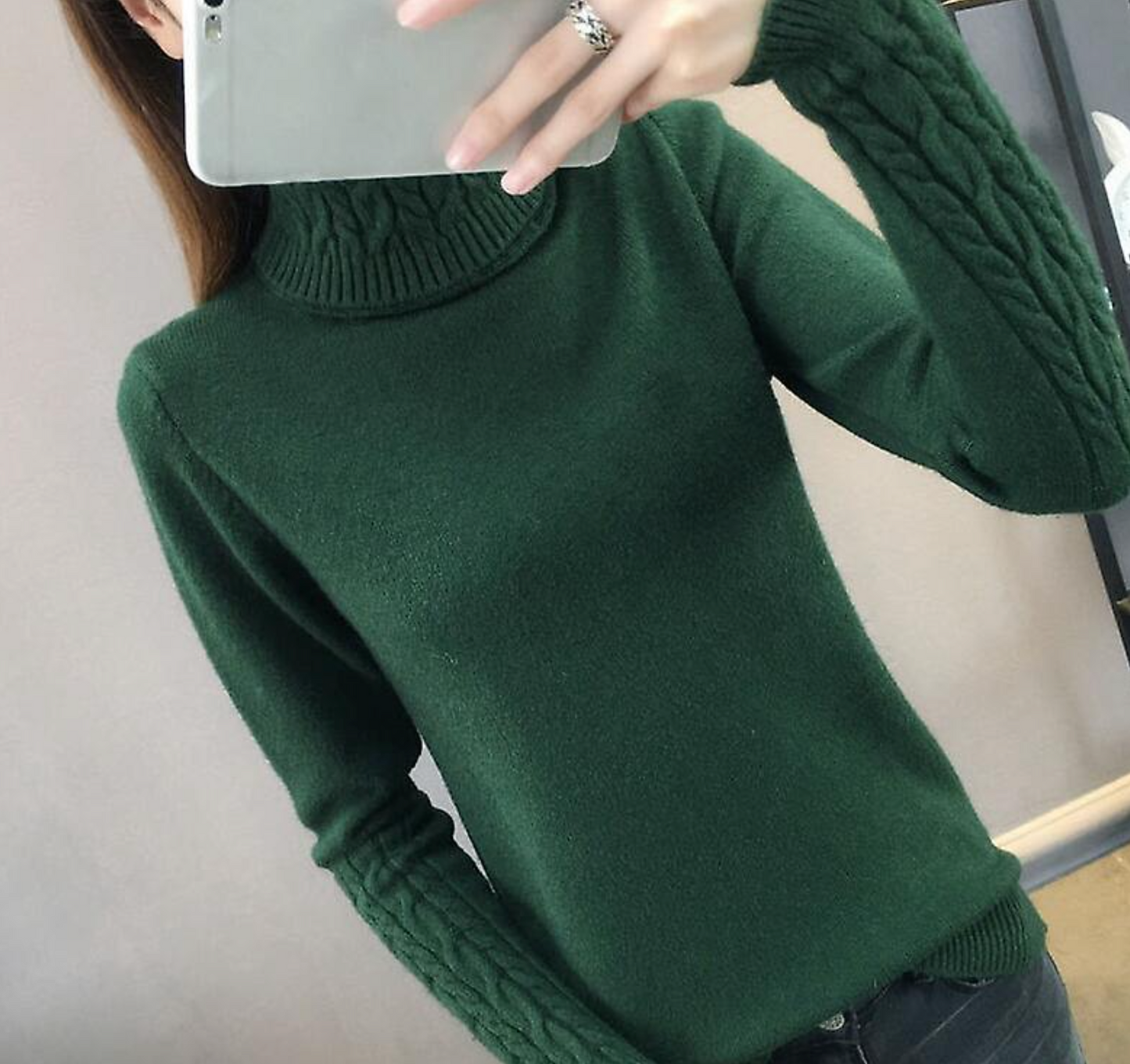 Althea – Pull à col roulé en laine