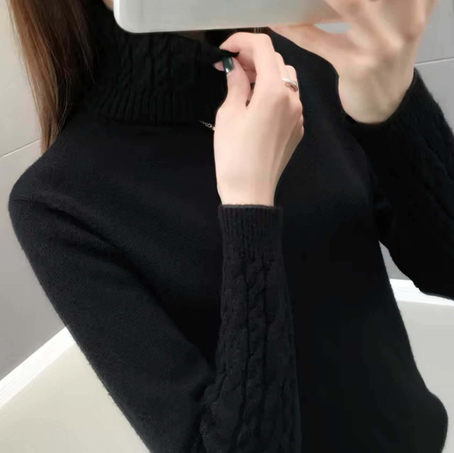 Althea – Pull à col roulé en laine