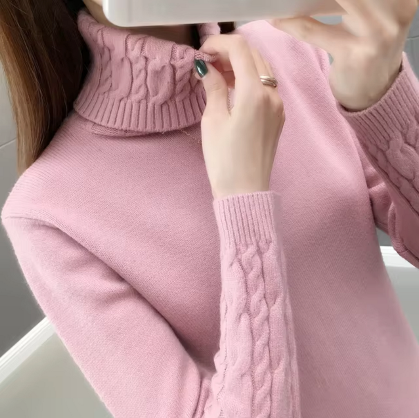 Althea – Pull à col roulé en laine