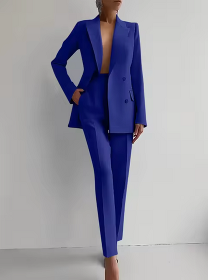 Mariza – Ensemble blazer et pantalon à pinces