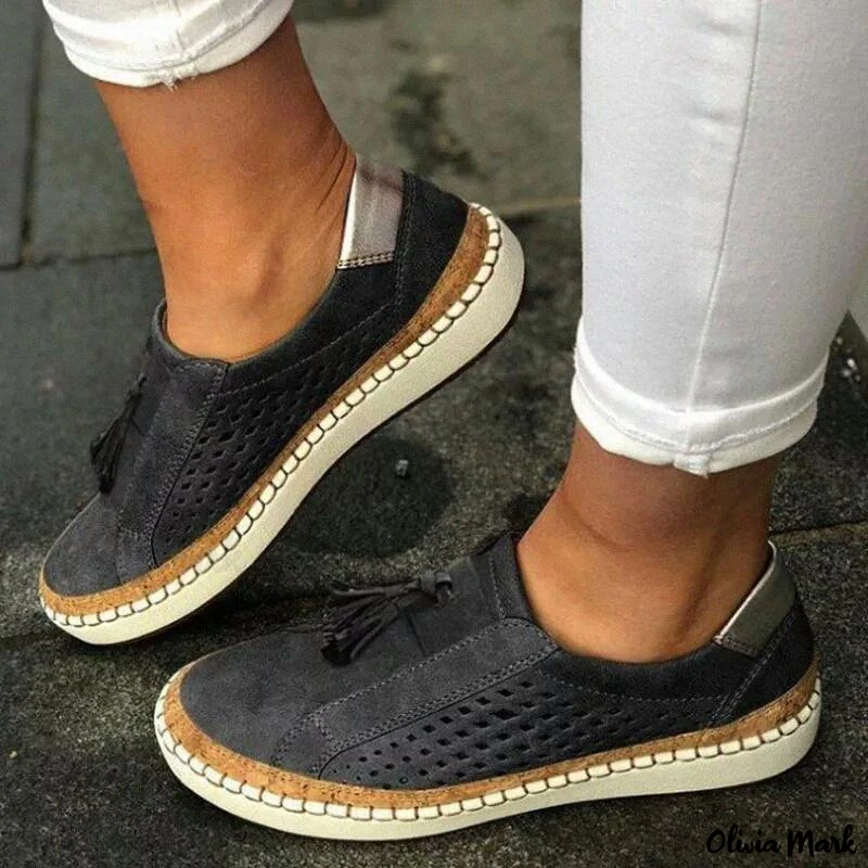 Loafers avec glands : des slip-ons élégants et décontractés avec un talon bas