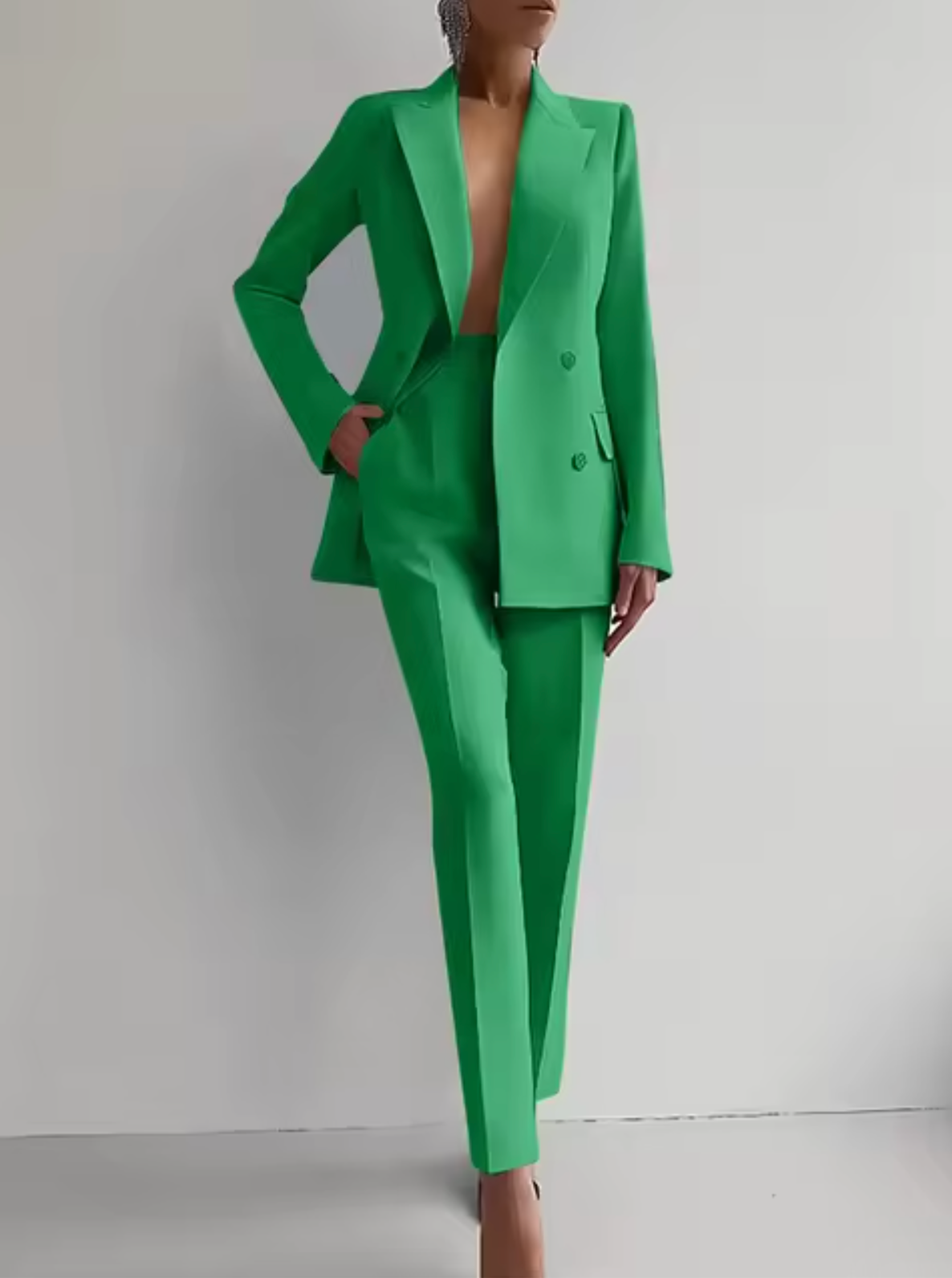 Mariza – Ensemble blazer et pantalon à pinces