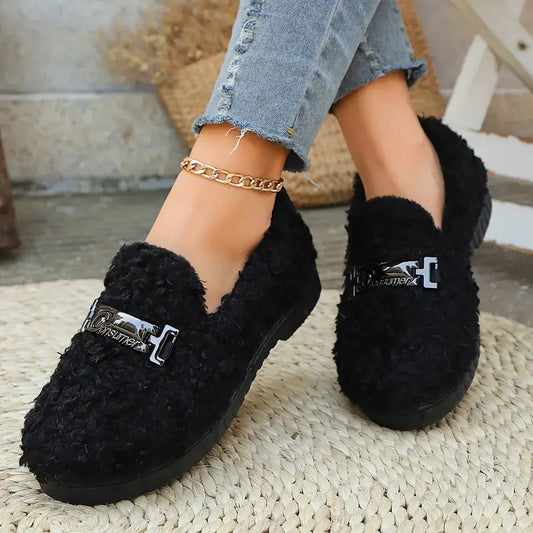 Clotilde | Chaussons confortables Leopard Print