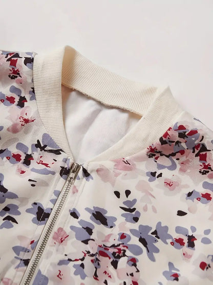 Yori – Veste bomber à motif floral