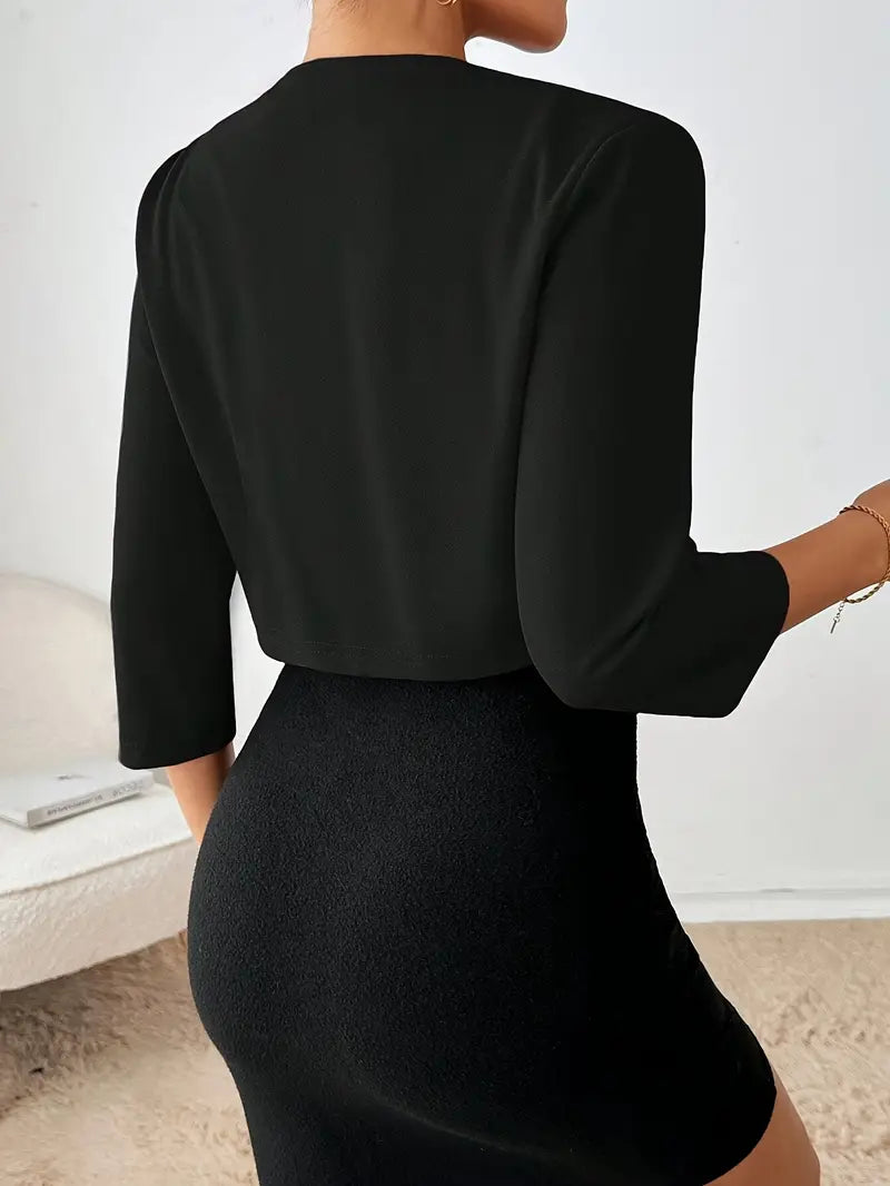 Amarantha – Veste de blazer courte et élégante