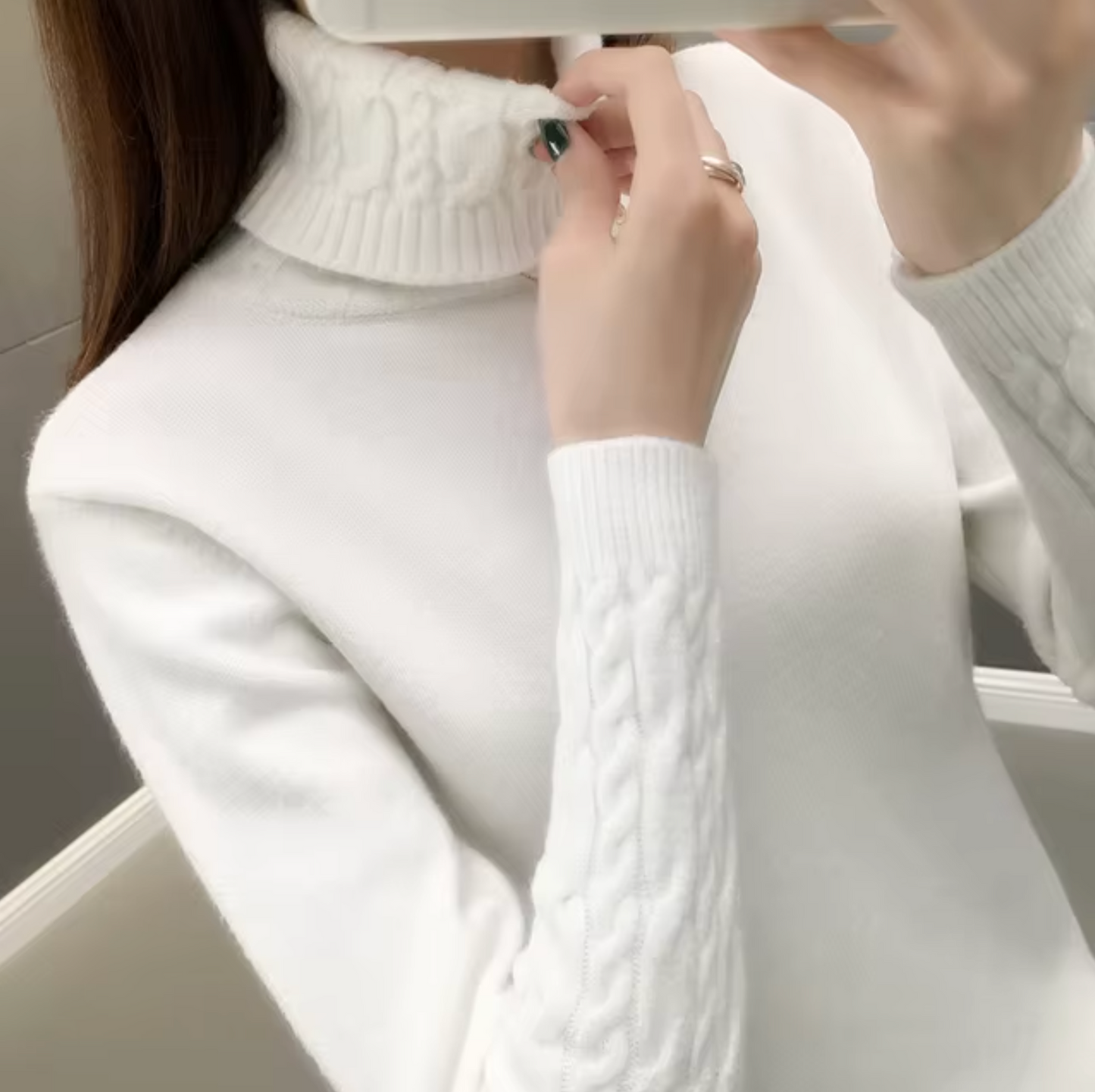 Althea – Pull à col roulé en laine
