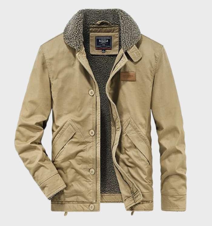 Lando | Veste de protection contre les coupures et les piqûres pour l'autodéfense avec poches et fermeture éclai