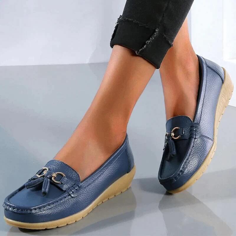 Amy - Chaussures basses orthopédiques en cuir