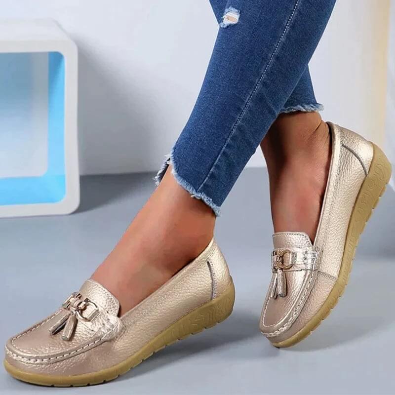 Amy - Chaussures basses orthopédiques en cuir