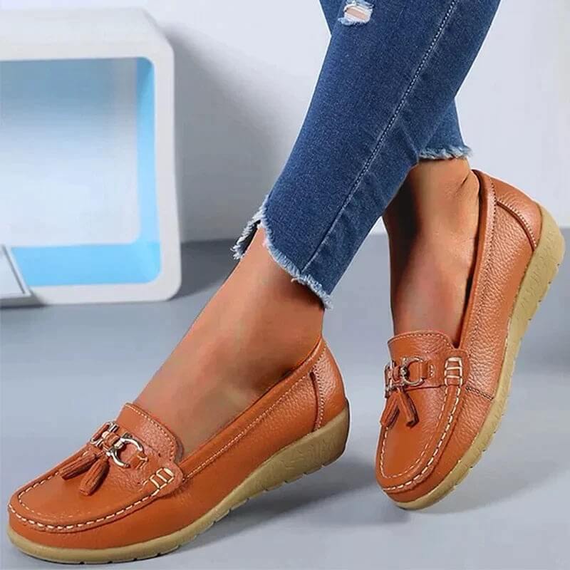 Amy - Chaussures basses orthopédiques en cuir