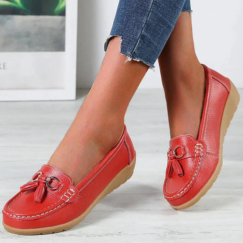 Amy - Chaussures basses orthopédiques en cuir