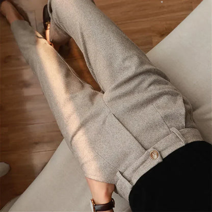 Harley - Elégant Pantalon sur mesure en Pure Laine