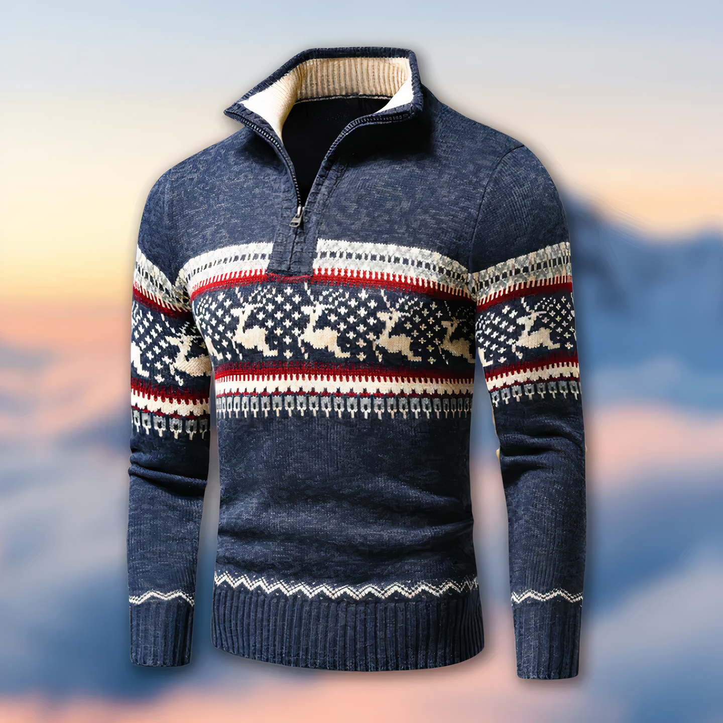 Munro - Pull en maille semi-fermé
