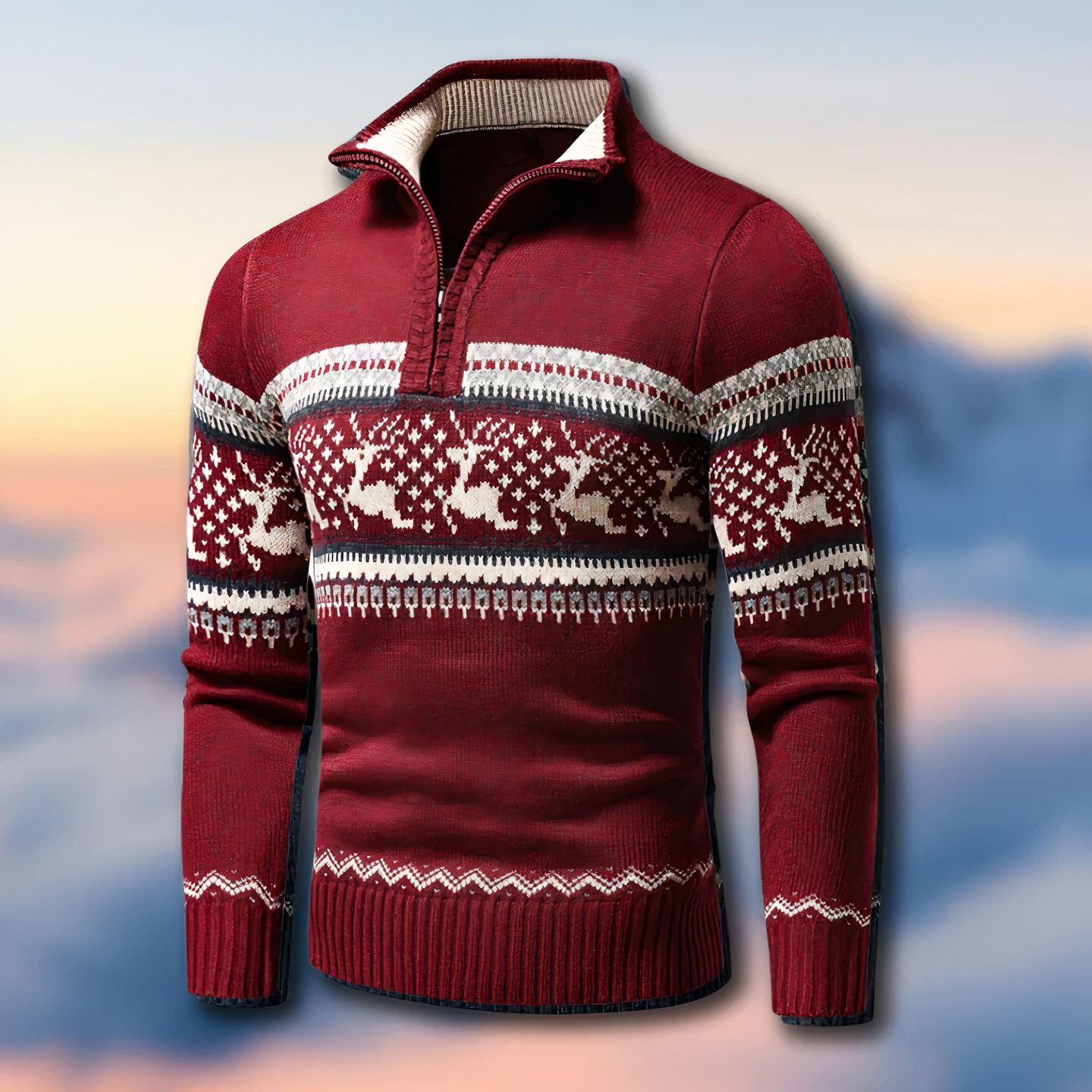 Munro - Pull en maille semi-fermé