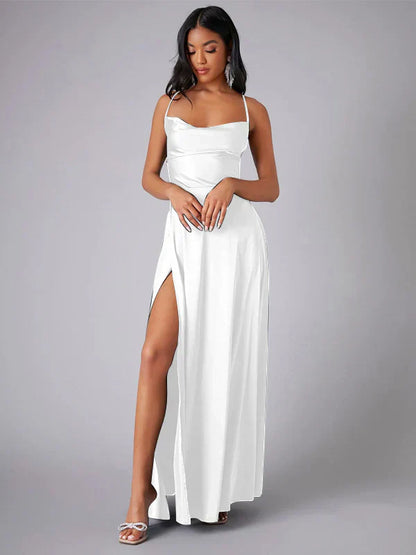 Alvaree – Elégante maxi-robe en satin