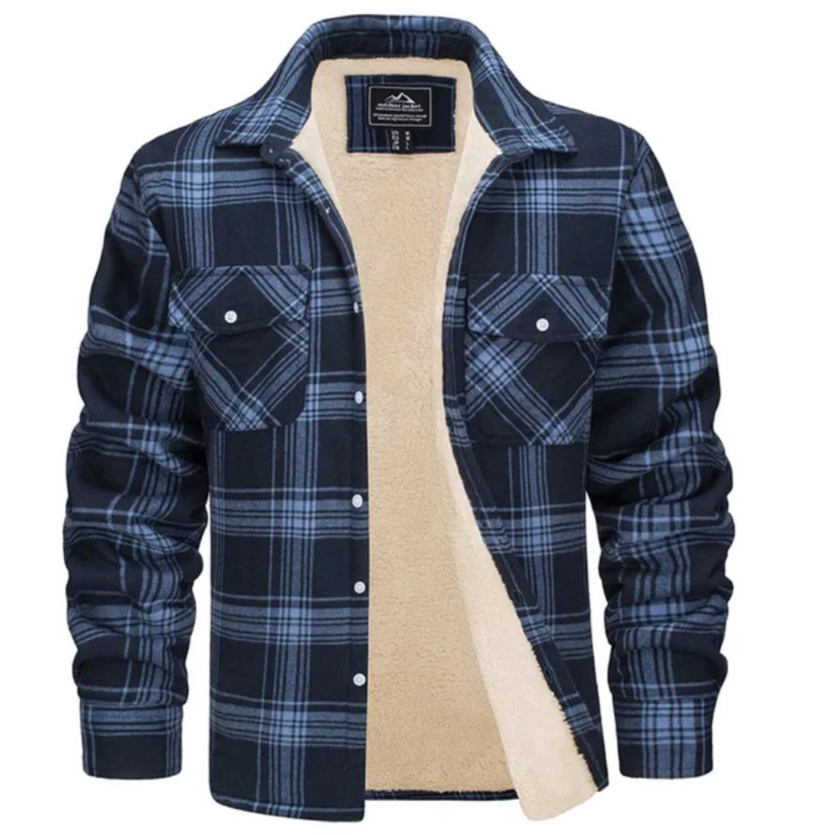 Evans - Veste à carreaux doublée polaire