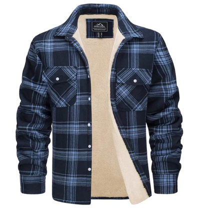 Evans - Veste à carreaux doublée polaire