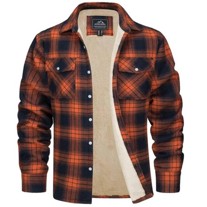 Evans - Veste à carreaux doublée polaire