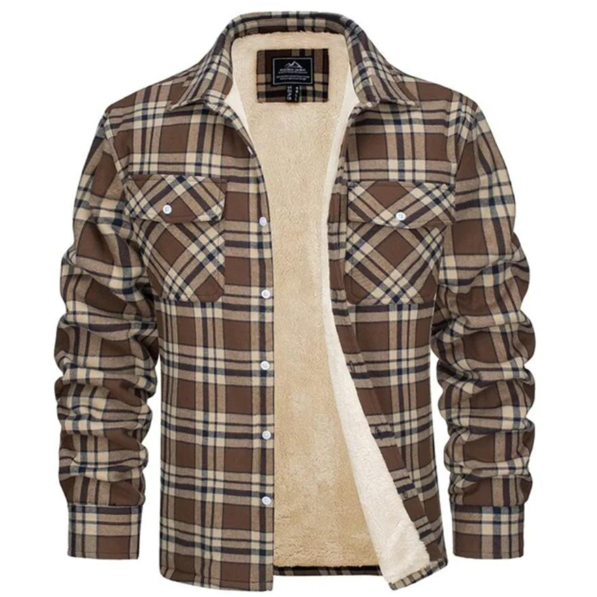Evans - Veste à carreaux doublée polaire
