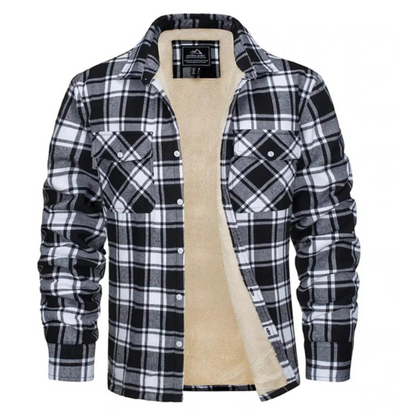 Evans - Veste à carreaux doublée polaire
