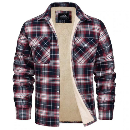 Evans - Veste à carreaux doublée polaire
