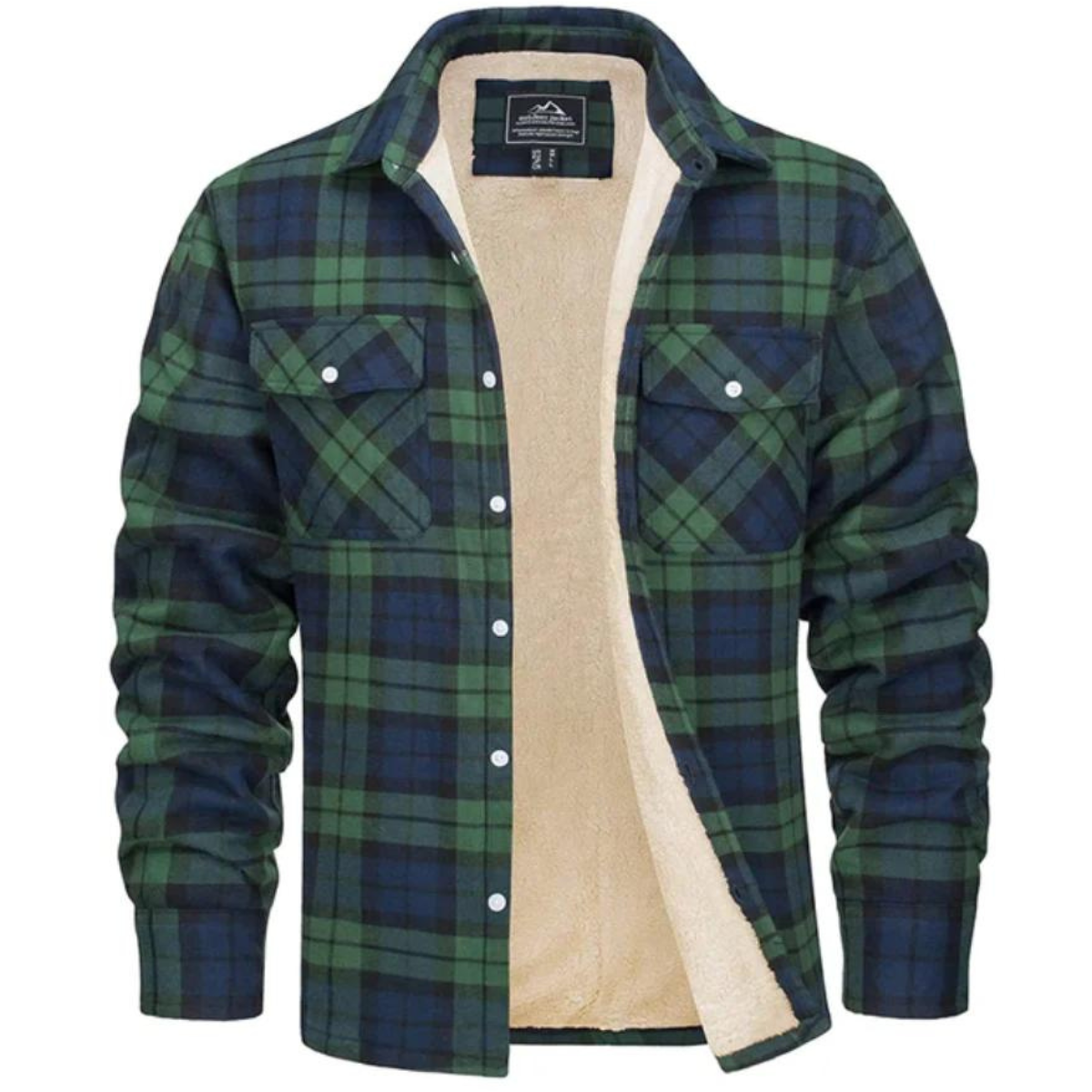 Evans - Veste à carreaux doublée polaire