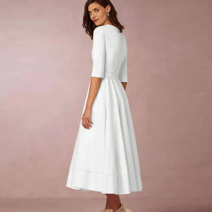 Azmira – Elégante robe midi en ligne A