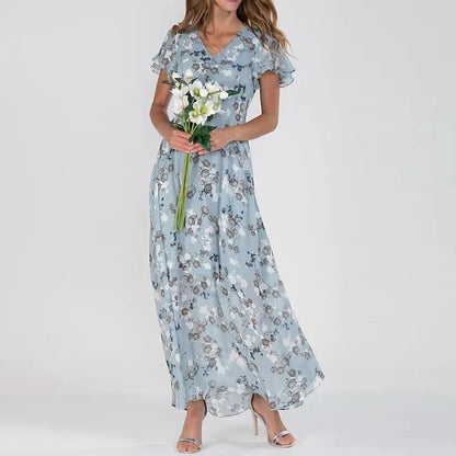 Josephine - Longue robe d'été à motifs floraux
