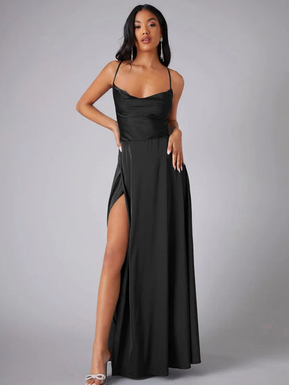 Alvaree – Elégante maxi-robe en satin